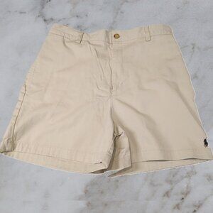 VTG RALPH LAUREN Sport Sz 6 Women's Bermuda Golf High Waisted Cream Short Tennis